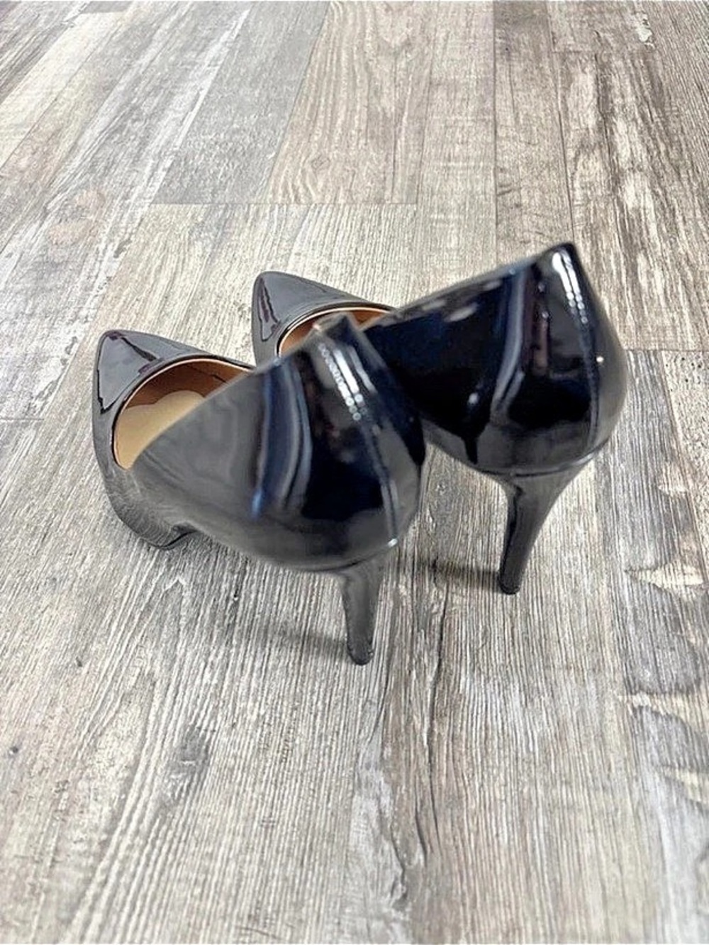 Black Pointed-Toe Heels - Picture 2 of 2